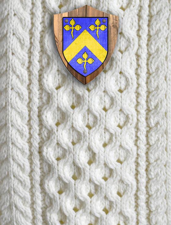 Aran Cashmere Lynch Clan Aran Throw
