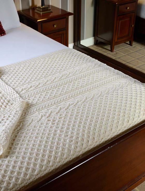 aran cashmere Lynch Clan Aran Throw