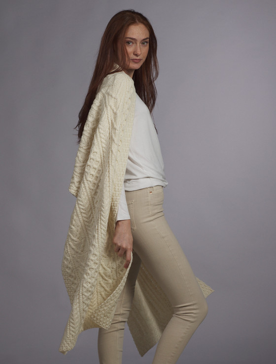 Aran Cashmere Lynch Clan Aran Wrap