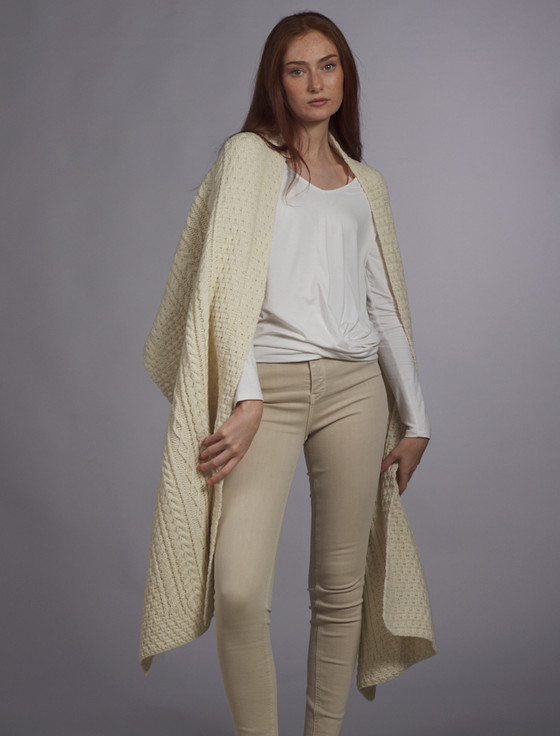 Aran Cashmere Lynch Clan Aran Wrap