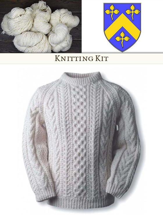 aran cashmere Lynch Knitting Kit