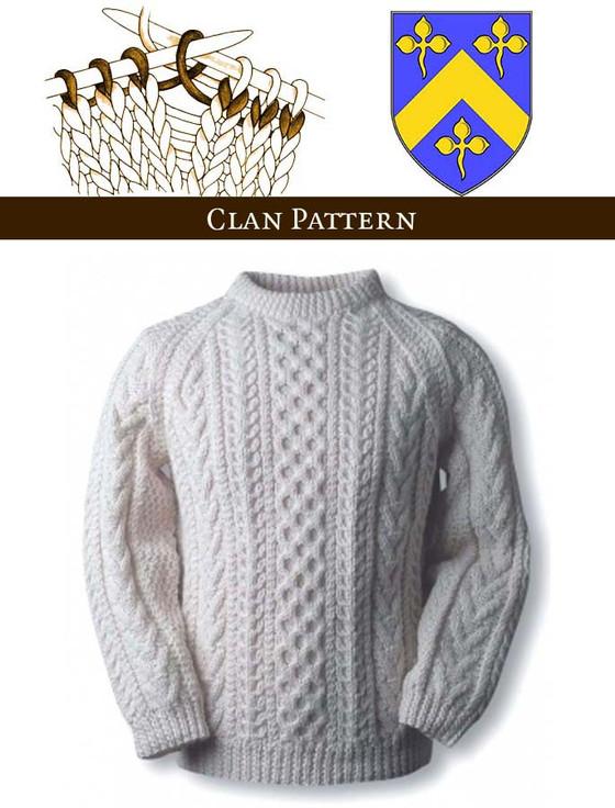 aran cashmere Lynch Knitting Pattern