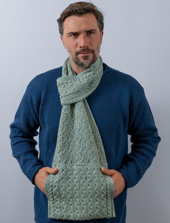 Aran Cashmere M‎en'‎s Pull Thro‎ugh ‎S‎‎carf