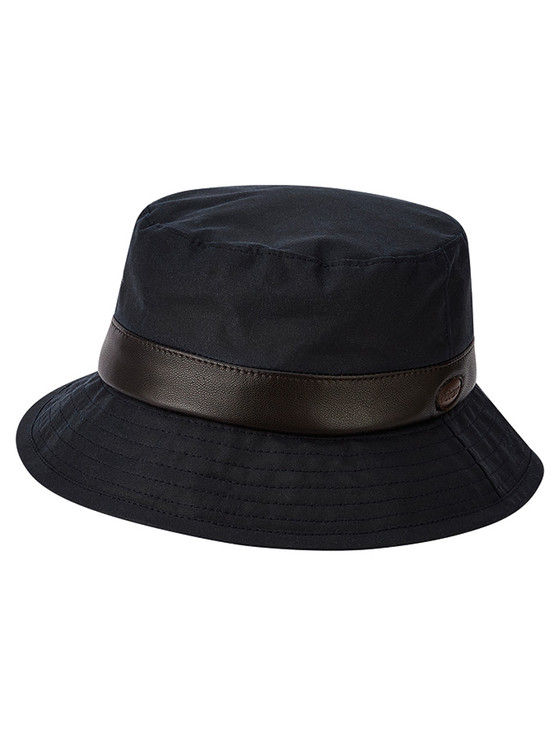 aran cashmere Macreddin Bucket Hat - Navy