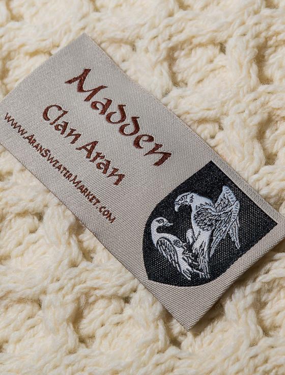 Aran Cashmere Madden Clan Aran Poncho