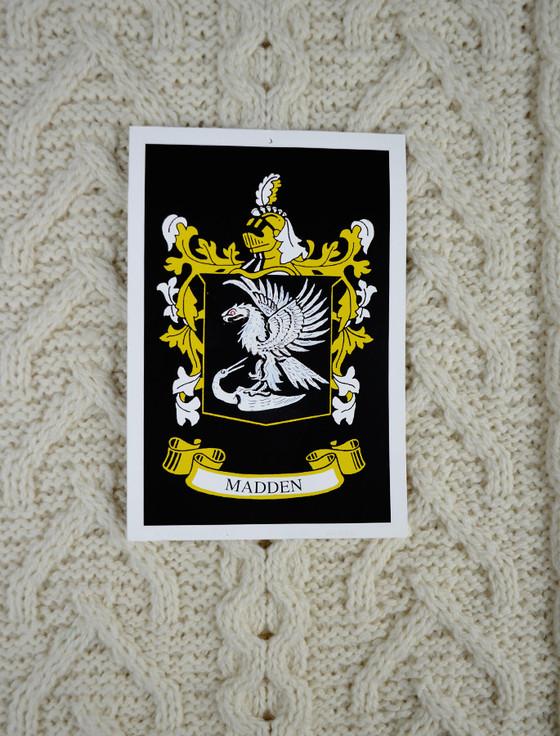 Aran Cashmere Madden Clan Aran Throw