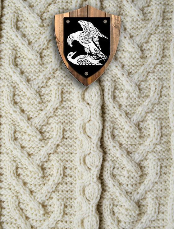 aran cashmere Madden Clan Aran Throw