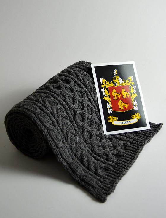 Aran Cashmere Magee Clan Scarf