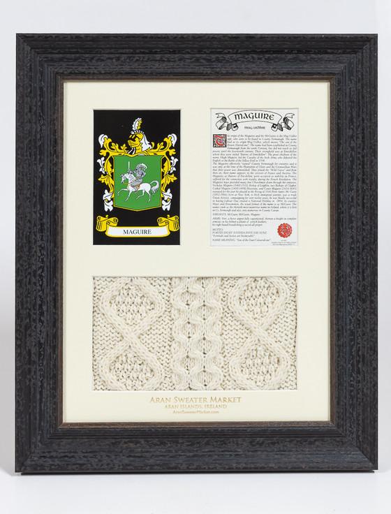 aran cashmere Maguire Clan Aran & History Display