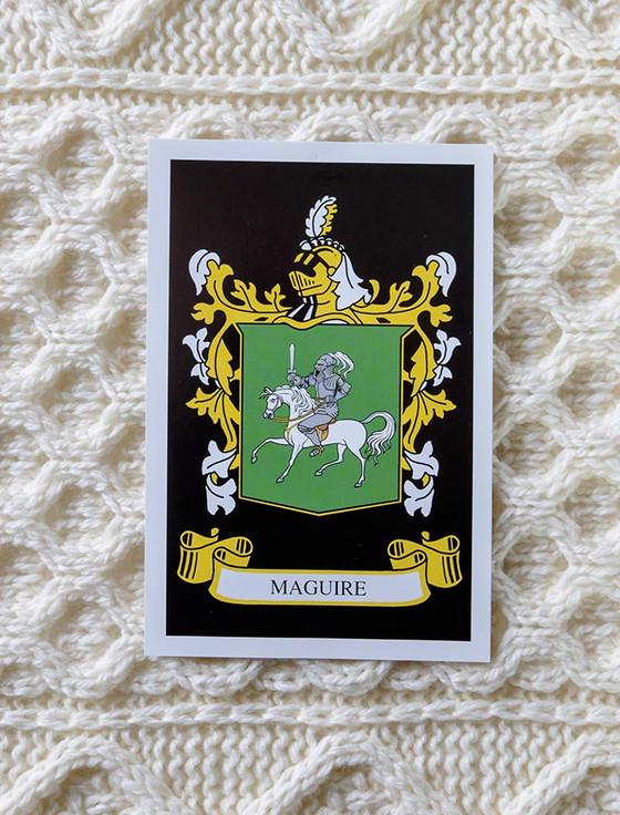 Aran Cashmere Maguire Clan Aran Throw