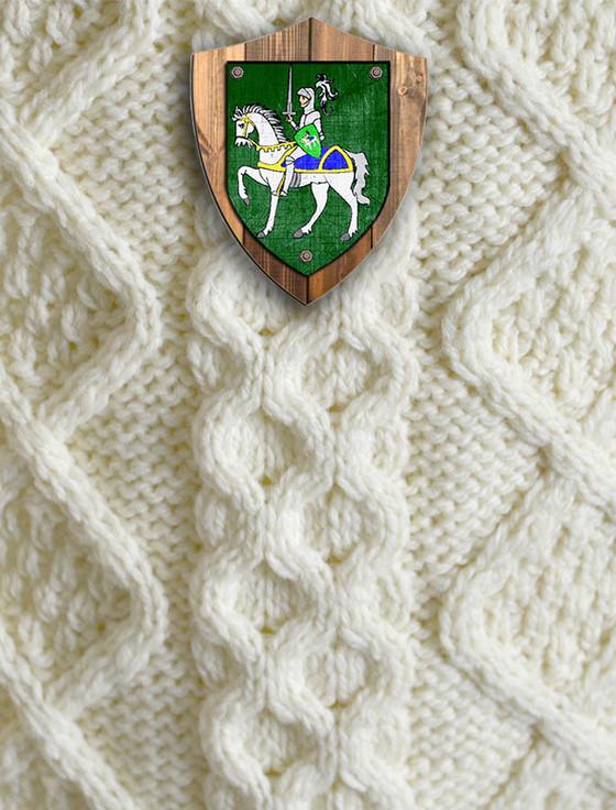 Aran Cashmere Maguire Clan Aran Throw