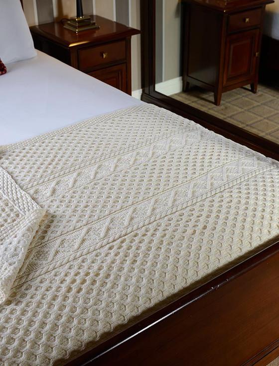 aran cashmere Maguire Clan Aran Throw