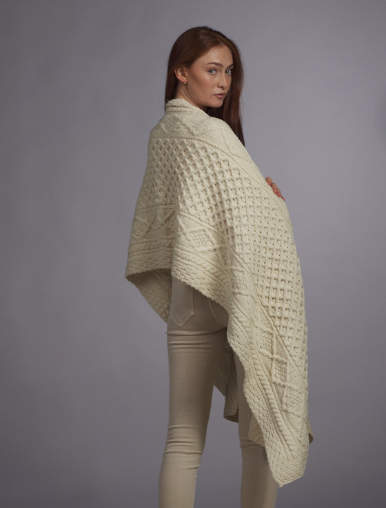 Aran Cashmere Maguire Clan Aran Wrap