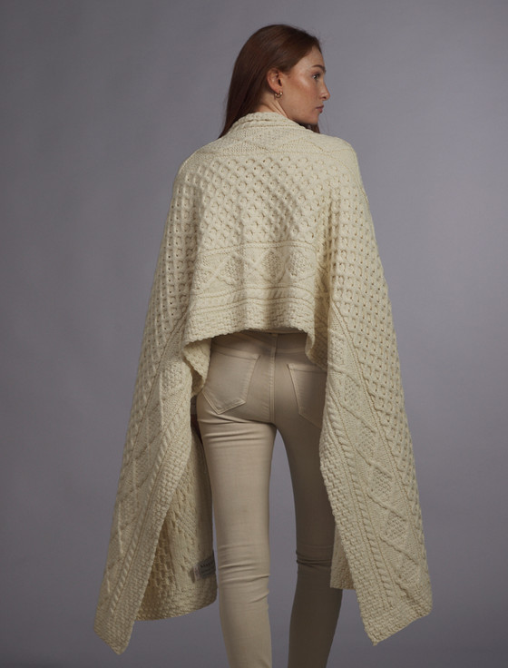 Aran Cashmere Maguire Clan Aran Wrap