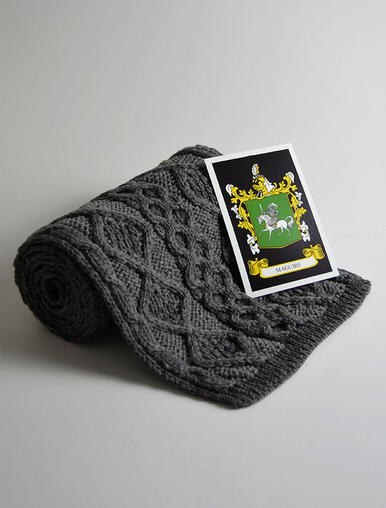 Aran Cashmere Maguire Clan Scarf
