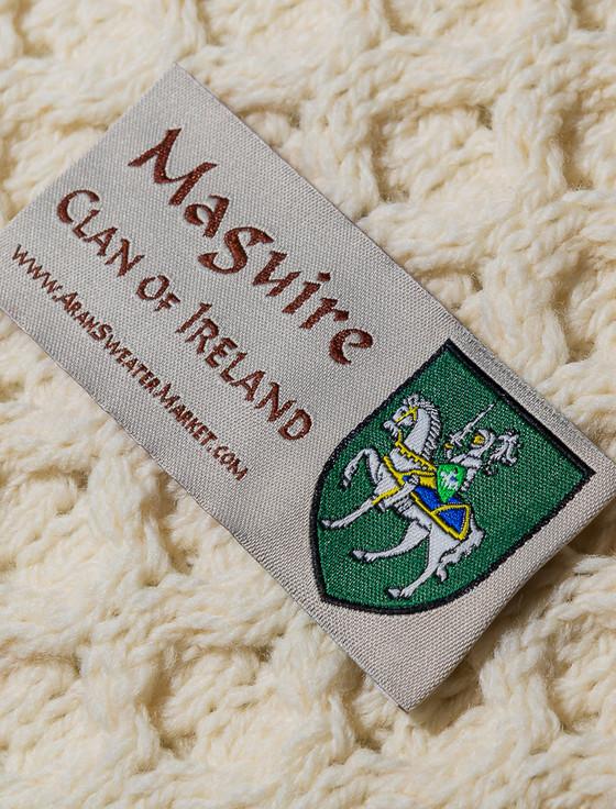 Aran Cashmere Maguire Clan Scarf