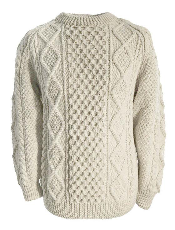aran cashmere Maguire Clan Sweater