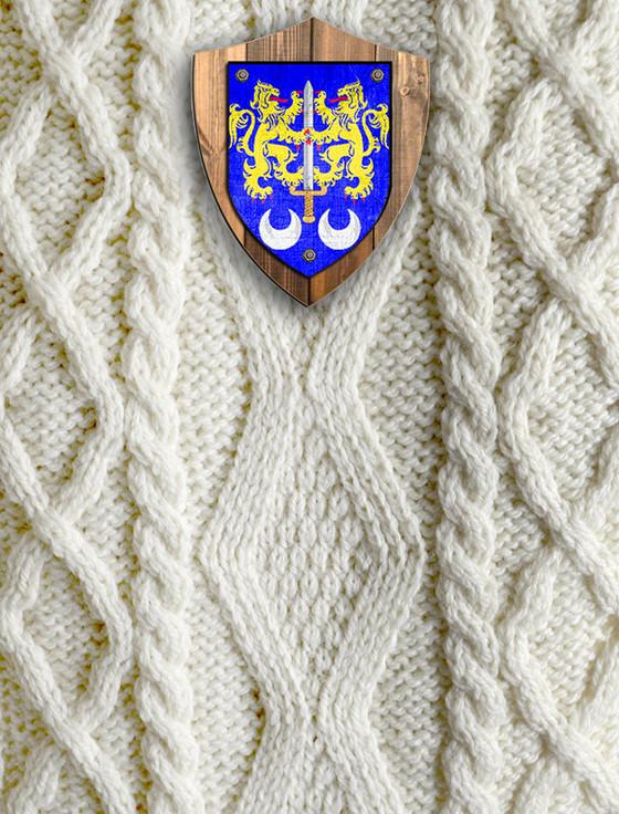 Aran Cashmere Maher Clan Aran Throw