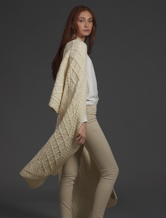 Aran Cashmere Maher Clan Aran Wrap