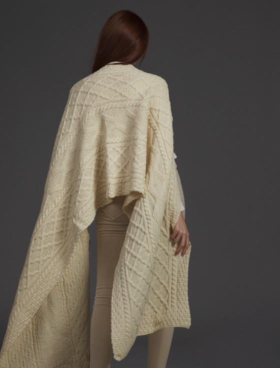 Aran Cashmere Maher Clan Aran Wrap