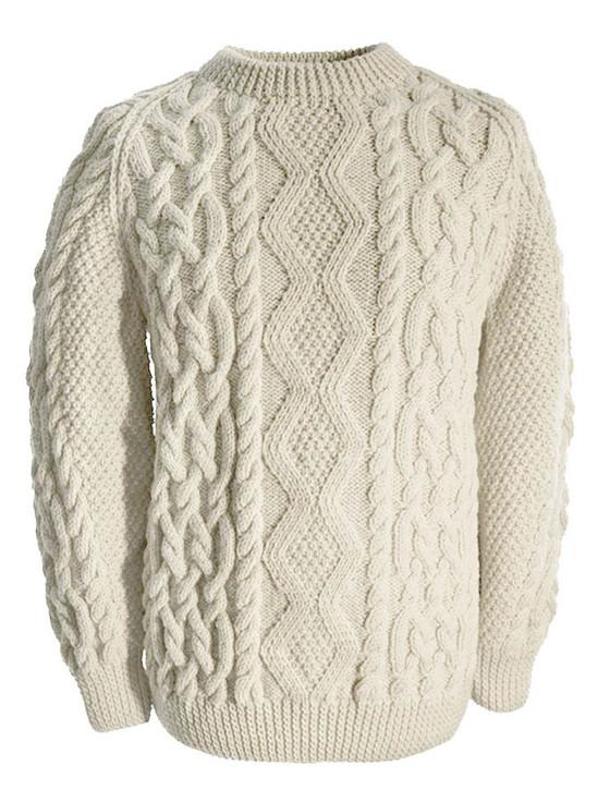 aran cashmere Maher Clan Sweater