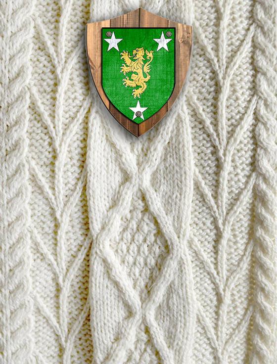 Aran Cashmere Malone Clan Aran Throw