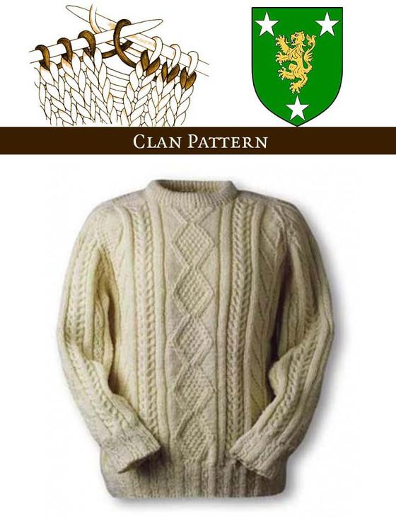 aran cashmere Malone Knitting Pattern