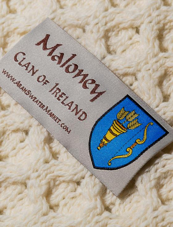 Aran Cashmere Maloney Clan Aran Poncho
