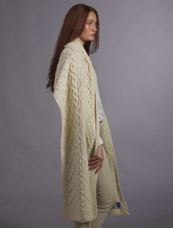 Aran Cashmere Maloney Clan Aran Wrap