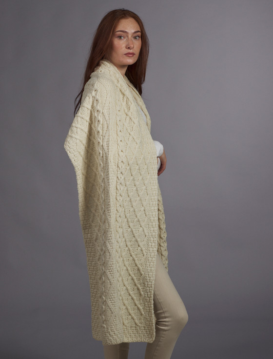 Aran Cashmere Maloney Clan Aran Wrap