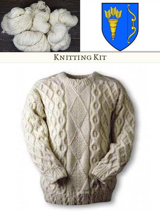 aran cashmere Maloney Knitting Kit