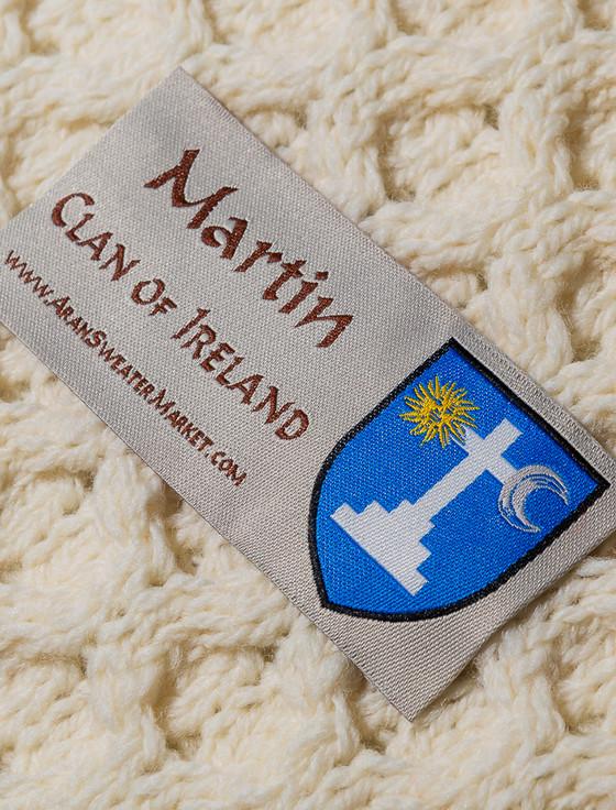 Aran Cashmere Martin Clan Aran Poncho