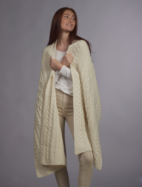 Aran Cashmere Martin Clan Aran Wrap