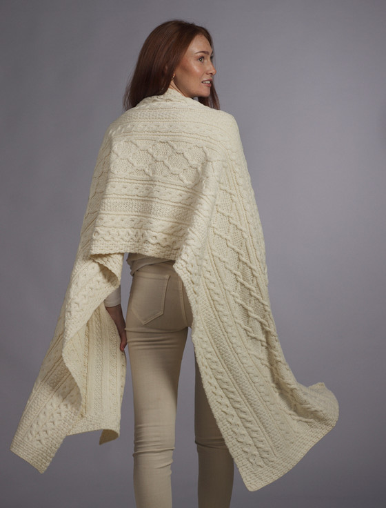 Aran Cashmere Martin Clan Aran Wrap