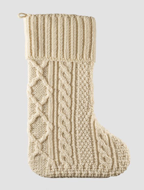 aran cashmere Martin Clan Christmas Stocking