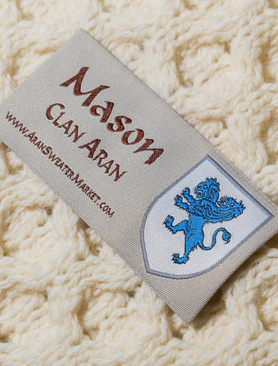 Aran Cashmere Mason Clan Aran Poncho