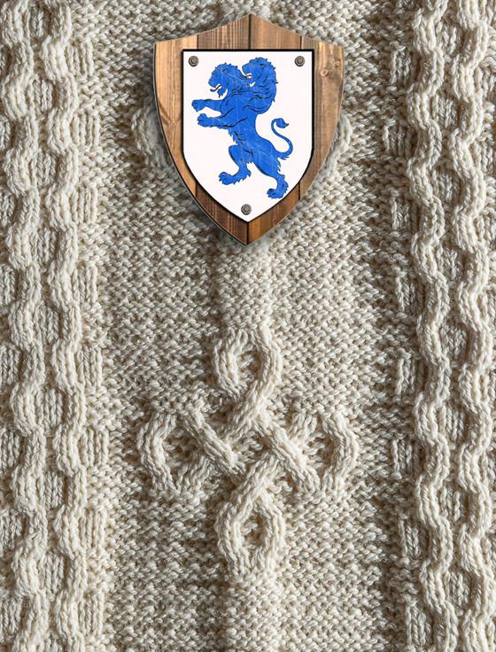 Aran Cashmere Mason Clan Aran Throw