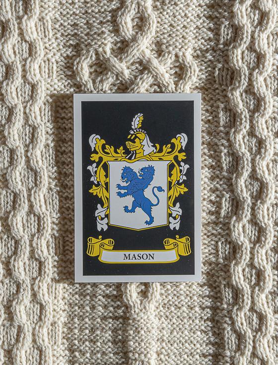 Aran Cashmere Mason Clan Scarf