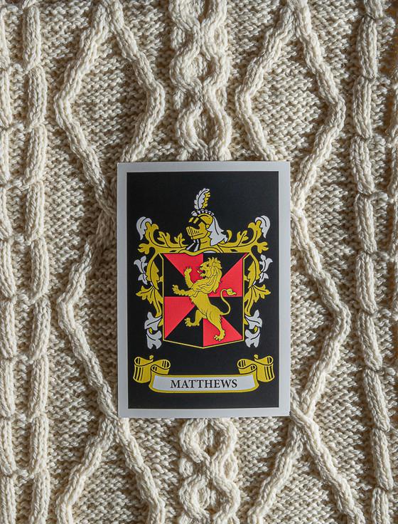 Aran Cashmere Matthews Clan Aran Throw