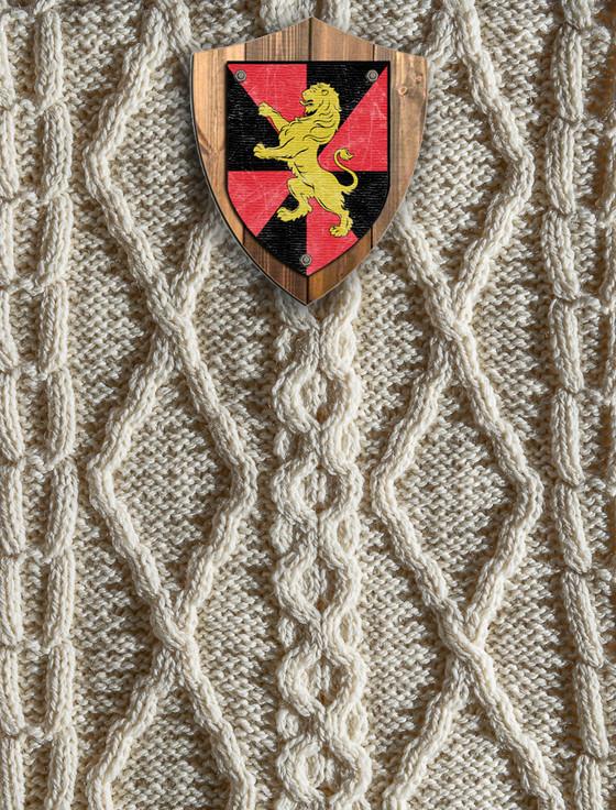aran cashmere Matthews Clan Aran Throw