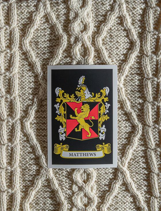 Aran Cashmere Matthews Clan Scarf