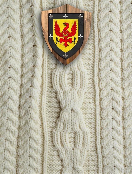 aran cashmere Mc Allister Clan Aran Throw