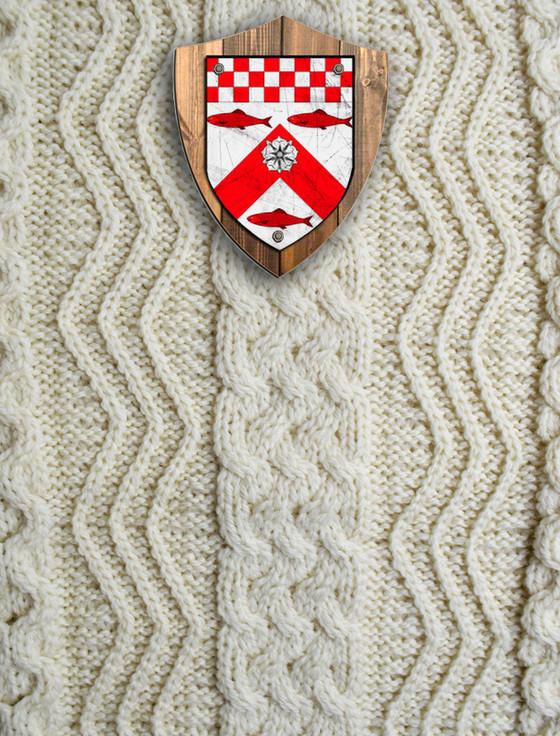 aran cashmere Mc Bride Clan Aran Throw