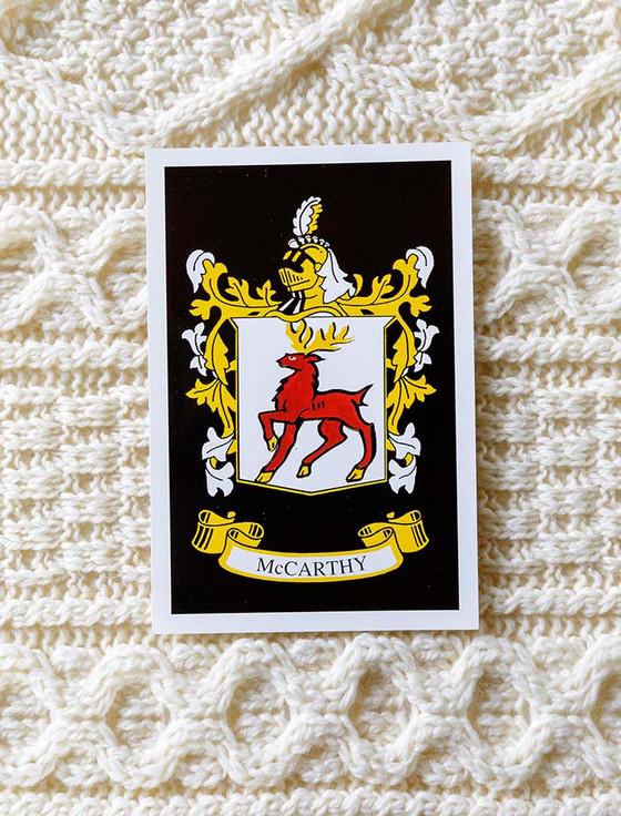 Aran Cashmere Mc Carthy Clan Aran Throw