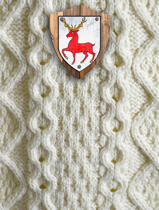 Aran Cashmere Mc Carthy Clan Aran Throw