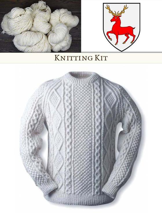 aran cashmere Mc Carthy Knitting Kit