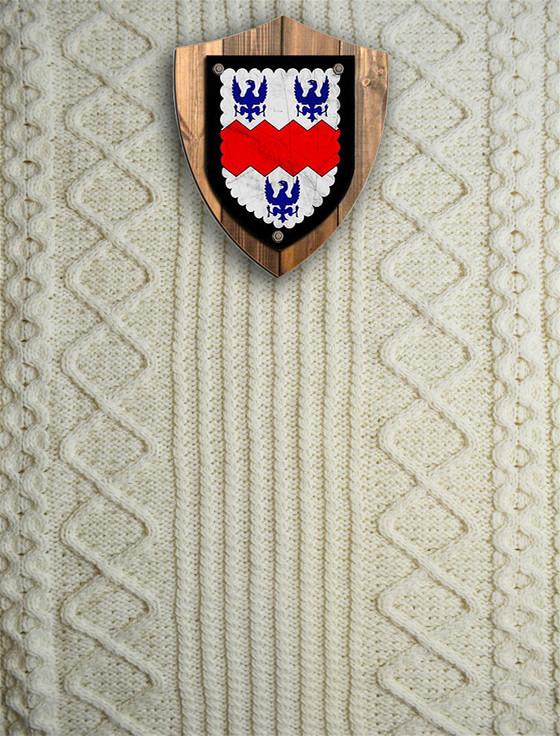 aran cashmere Mc Cormack Clan Aran Throw