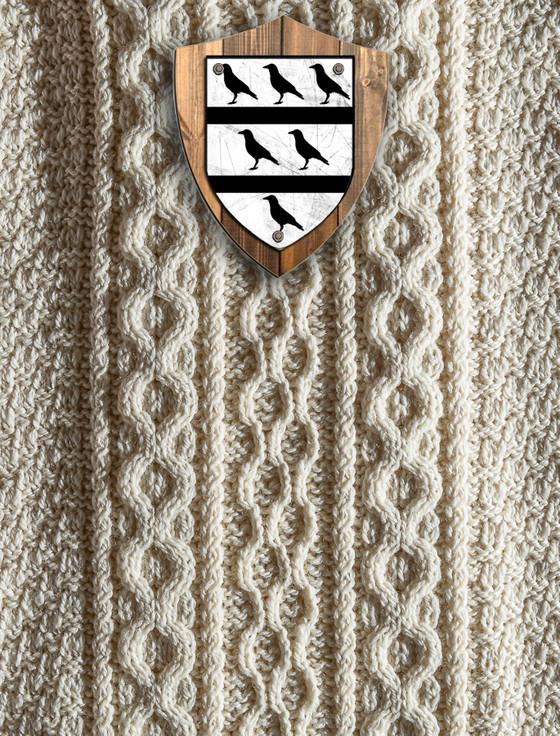 aran cashmere Mc Coy Clan Aran Throw