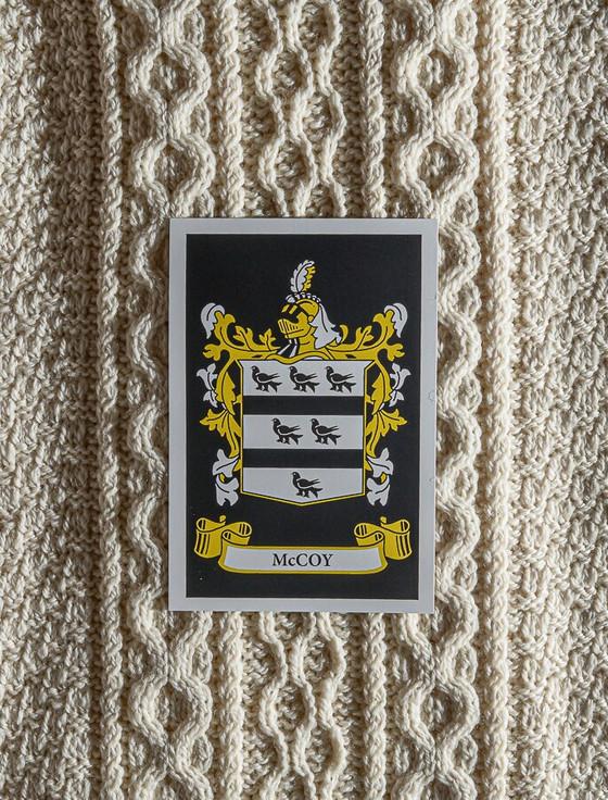 Aran Cashmere Mc Coy Clan Scarf