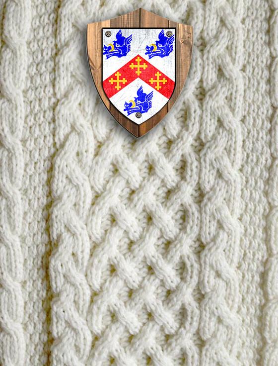 Aran Cashmere Mc Dermott Clan Aran Throw